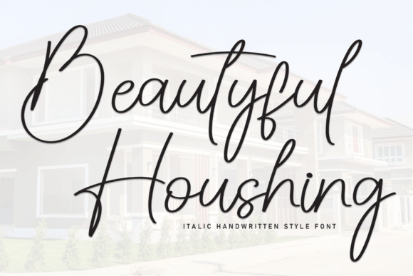 Beautyful Houshing Font: A Sweet Handwritten Gem