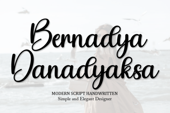 Bernadya Danadyaksa: A Free-Spirited Handwritten Font for Creative Projects