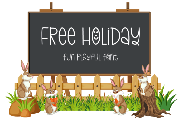 Free Holiday Font – A Cute Sans Serif Worth Trying