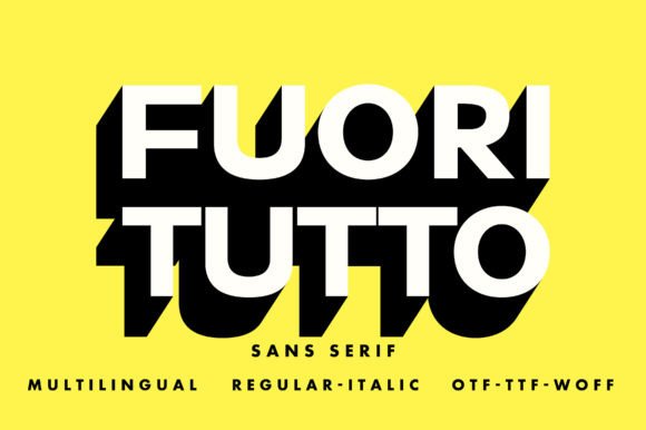 Fuori Tutto Font – Clean Lines, Modern Impact