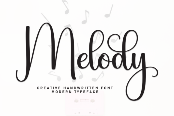 Melody Font: Elegant Handwritten Typography for Creative Projects