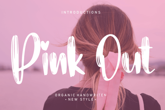 Pink Out Font: A Handwritten Gem for Creative Projects