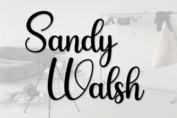 Sandy Walsh Font – A Handwritten Script Worth Exploring